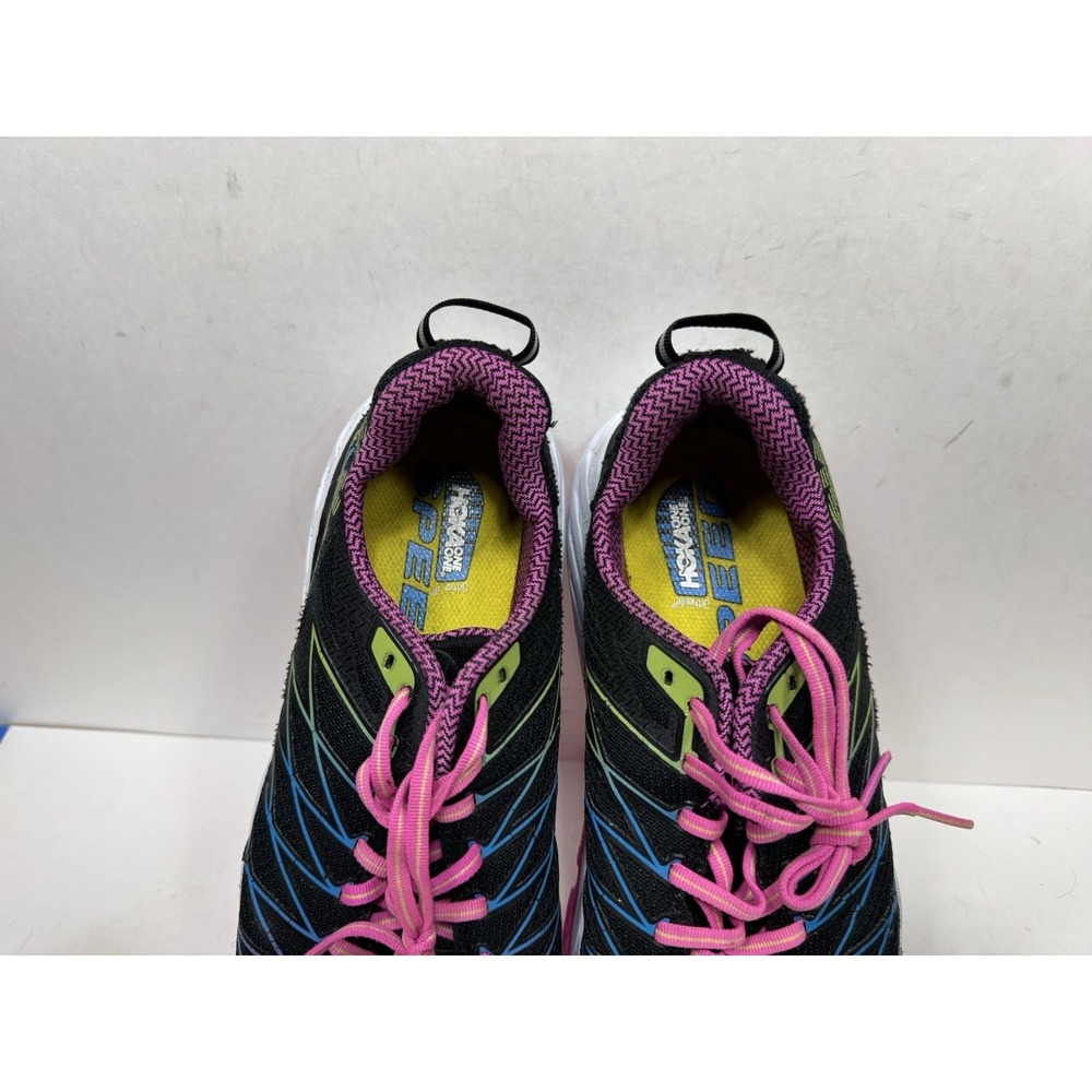 Hoka One One Clayton 2 1014777 BFGG Women's Size 10 Sneaker Black Pink Shoes - Picture 9 of 9
